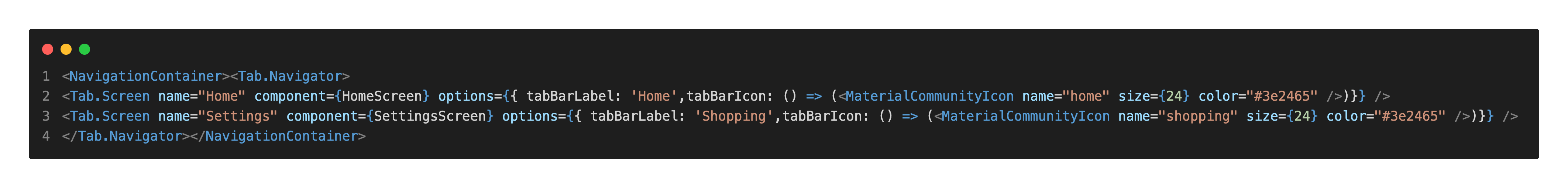React Native NavigationContainer wrapping the whole code