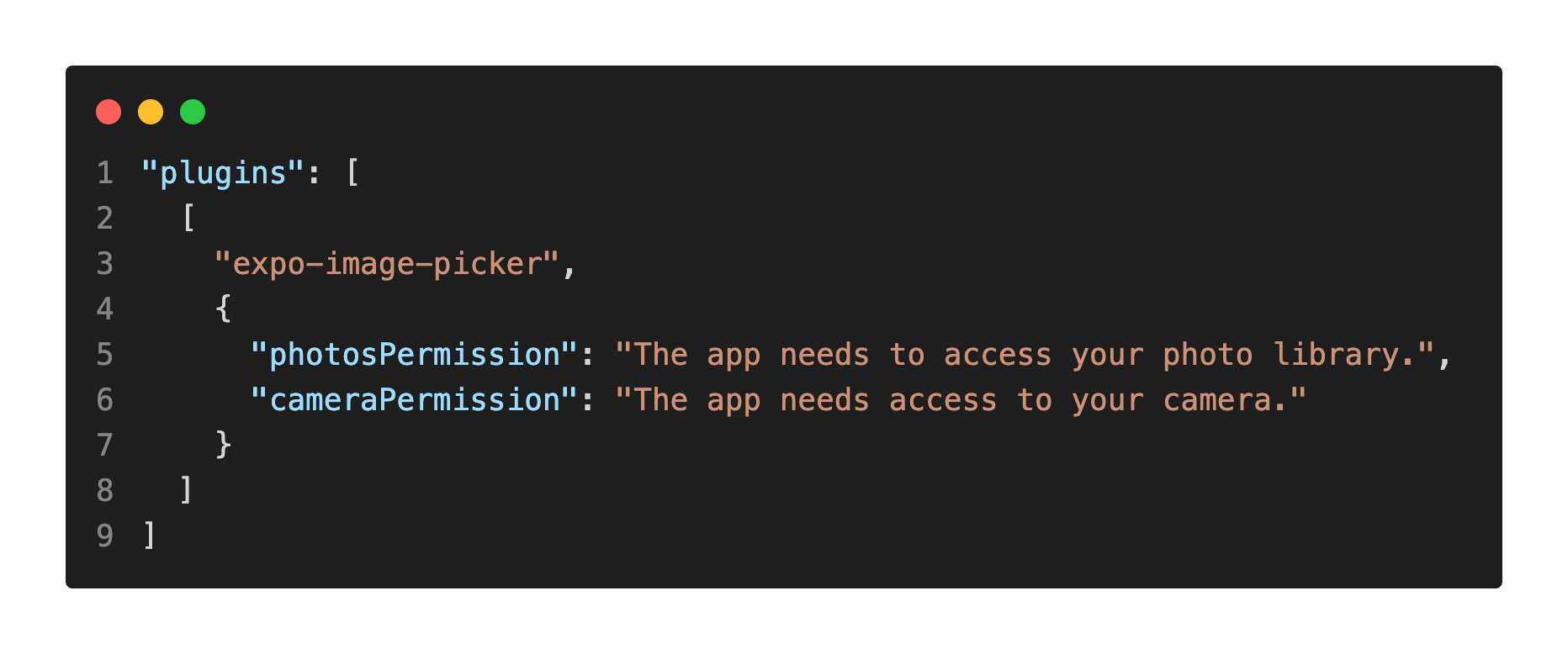 expo plugin permissions