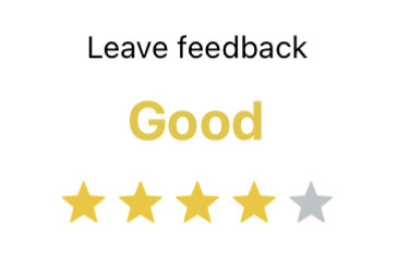 react native elements airbnb rating component example
